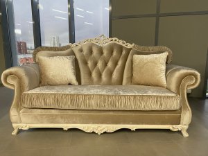 Диван Патрисия с раскладным механизмом (серый глянец) в Приобье - priobie.ok-mebel.com | фото 8