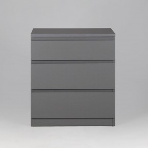 2.03.02.060.4 КАСТОР комод 3 ящика RU серый в Приобье - priobie.ok-mebel.com | фото 2