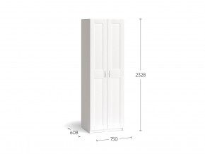 2.06.01.030.4 МАКС шкаф 2 двери 75х61х233 серый RU в Приобье - priobie.ok-mebel.com | фото 4