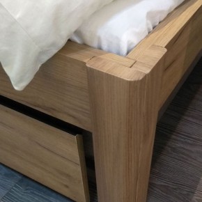 АФИНА А3 Кровать 1600 (крафт) в Приобье - priobie.ok-mebel.com | фото 7