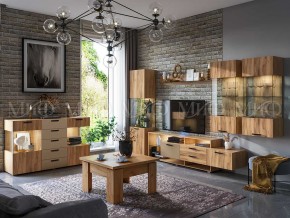 АЛТЕЯ Тумба ТВ (Дуб крафт) в Приобье - priobie.ok-mebel.com | фото 3