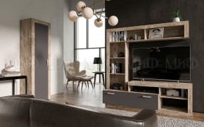 Ангара Центральная секция (Графит/дуб юкон) в Приобье - priobie.ok-mebel.com | фото 3