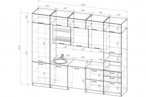 АНТИКА Кухонный гарнитур Экстра 5 (3000 мм) в Приобье - priobie.ok-mebel.com | фото 2