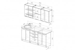 АНТИКА Кухонный гарнитур Макси 2 (1800 мм) в Приобье - priobie.ok-mebel.com | фото 2