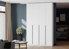 Антресоль 1600 «ШК-5» Белый текстурный в Приобье - priobie.ok-mebel.com | фото 4