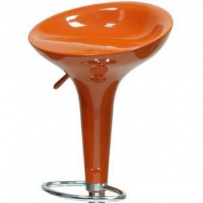 Барный стул Barneo N-100 Bomba оранжевый глянец в Приобье - priobie.ok-mebel.com | фото 2
