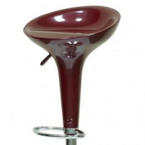 Барный стул Barneo N-100 Bomba вишневый глянец (бургундия) в Приобье - priobie.ok-mebel.com | фото 2