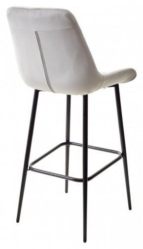Барный стул ХОФМАН, цвет H-09 Светло-серый, велюр / черный каркас М-City в Приобье - priobie.ok-mebel.com | фото 6