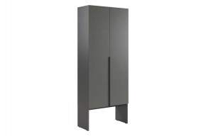 БАСКО Шкаф двухдверный L800 (графит) в Приобье - priobie.ok-mebel.com | фото