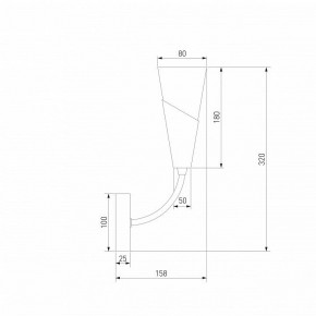 Бра Eurosvet Rhyton 60167/1 латунь в Приобье - priobie.ok-mebel.com | фото 5