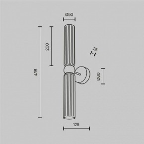 Бра Maytoni Antic MOD302WL-02CG1 в Приобье - priobie.ok-mebel.com | фото 3