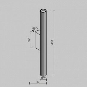 Бра Maytoni Calipso C082WL-12W2.7K-B в Приобье - priobie.ok-mebel.com | фото 4