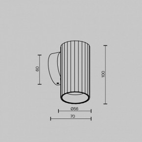 Бра Maytoni Calipso C106WL-01-GU10-B в Приобье - priobie.ok-mebel.com | фото 6