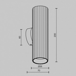 Бра Maytoni Calipso C106WL-02-GU10-B в Приобье - priobie.ok-mebel.com | фото 6