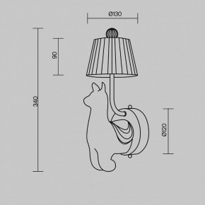 Бра Maytoni Senor Alpaca MOD377WL-L6W3K в Приобье - priobie.ok-mebel.com | фото 9