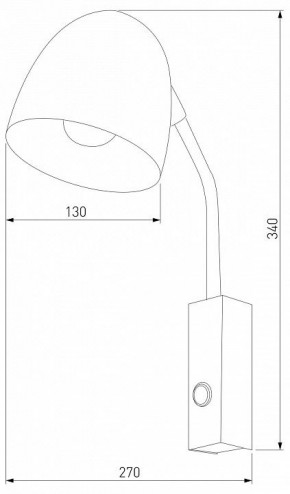 Бра TK Lighting Soho 4167 Soho Black в Приобье - priobie.ok-mebel.com | фото 2