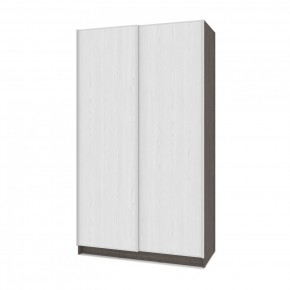 БРАУН Б631 Шкаф-купе (анкор темный/анкор светлый) в Приобье - priobie.ok-mebel.com | фото