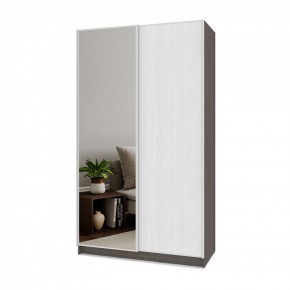 БРАУН Б642 Шкаф-купе (анкор темный/анкор светлый) в Приобье - priobie.ok-mebel.com | фото