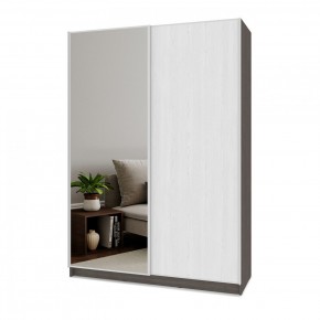 БРАУН Б682 Шкаф-купе (анкор темный/анкор светлый) в Приобье - priobie.ok-mebel.com | фото