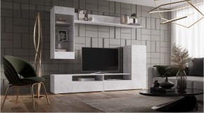 ДАЛЛАС Гостиная (модульная) цемент светлый в Приобье - priobie.ok-mebel.com | фото