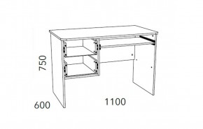 Детская Фанк Стол для компьютера НМ 009.19-05 М2 в Приобье - priobie.ok-mebel.com | фото 3