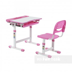 Комплект парта + стул трансформеры Cantare Pink в Приобье - priobie.ok-mebel.com | фото 2