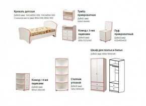 Набор мебели для детской Юниор-10 (с кроватью 800*1600) ЛДСП в Приобье - priobie.ok-mebel.com | фото 2