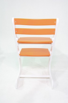 Детский растущий стул Конёк Горбунёк Комфорт ( Бело-оранжевый) в Приобье - priobie.ok-mebel.com | фото 5