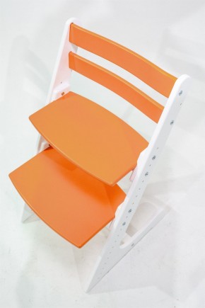 Детский растущий стул Конёк Горбунёк Комфорт ( Бело-оранжевый) в Приобье - priobie.ok-mebel.com | фото 7