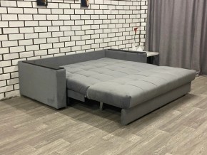 Диван Аккордеон 1280*2000 НПБ подлокотник ПРЯМОЙ накладки МДФ в Приобье - priobie.ok-mebel.com | фото 2