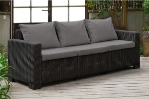 Диван Калифорния 3-х местный (California 3 Sofa), графит в Приобье - priobie.ok-mebel.com | фото