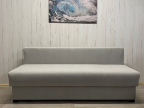 Диван Комфорт-1 (НПБ) велюр Luma 13 св.серый в Приобье - priobie.ok-mebel.com | фото 5