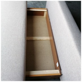 Диван-кровать Комфорт без подлокотников BALTIC AZURE (2 подушки) в Приобье - priobie.ok-mebel.com | фото 6