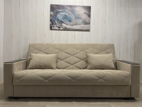 Диван Престиж-15 (НПБ+МДФ) велюр Sensey moonlight в Приобье - priobie.ok-mebel.com | фото 2