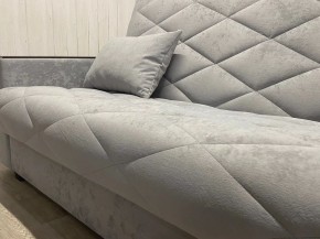 Диван Престиж-15 (НПБ+МДФ) велюр Sensey silver в Приобье - priobie.ok-mebel.com | фото 7