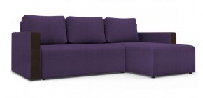 Диван угловой Алиса 3 Vital VIOLET - Teos Dark Brown в Приобье - priobie.ok-mebel.com | фото