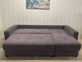 Диван угловой Комфорт-3 (НПБ+МДФ) велюр Monaco 8 в Приобье - priobie.ok-mebel.com | фото 4