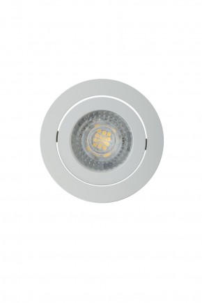 DK2017-WH Встраиваемый светильник, IP 20, 50 Вт, GU10, белый, алюминий в Приобье - priobie.ok-mebel.com | фото