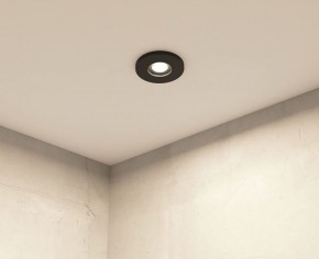 DK2036-BK Встраиваемый светильник влагозащ., IP 44, до 15 Вт, GU10, LED, черный, алюминий в Приобье - priobie.ok-mebel.com | фото 6