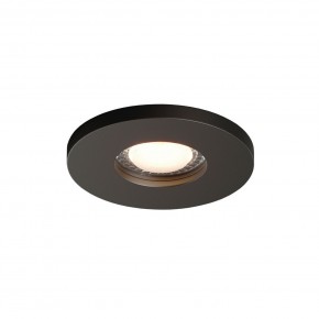 DK2036-BK Встраиваемый светильник влагозащ., IP 44, до 15 Вт, GU10, LED, черный, алюминий в Приобье - priobie.ok-mebel.com | фото 3