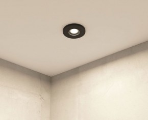 DK2036-BK Встраиваемый светильник влагозащ., IP 44, до 15 Вт, GU10, LED, черный, алюминий в Приобье - priobie.ok-mebel.com | фото 7