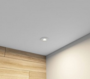 DK2036-WH Встраиваемый светильник влагозащ., IP 44, до 15 Вт, GU10, LED, белый, алюминий в Приобье - priobie.ok-mebel.com | фото 7
