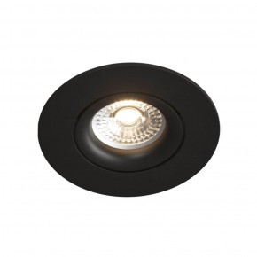 DK2037-BK Встраиваемый светильник , IP 20, 50 Вт, GU10, черный, алюминий в Приобье - priobie.ok-mebel.com | фото 1