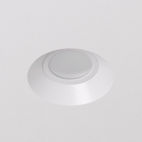 DK2081-WH Встраиваемый точечный светильник для натяжных ПВХ потолков INVIZ, IP 20, до 9 Вт, GU10, LED, белый, ABS-пластик в Приобье - priobie.ok-mebel.com | фото 2