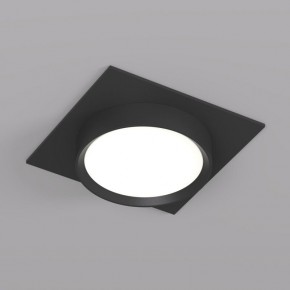 DK2091-BK Встраиваемый светильник FLAT, IP 20, до 15 Вт, GX53, LED, черный, алюминий в Приобье - priobie.ok-mebel.com | фото