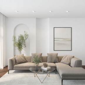 DK2091-WH Встраиваемый светильник FLAT, IP 20, до 15 Вт, GX53, LED, белый, алюминий в Приобье - priobie.ok-mebel.com | фото 5