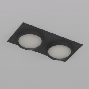 DK2092-BK Встраиваемый светильник FLAT, IP 20, до 15 Вт, GX53, LED, черный, алюминий в Приобье - priobie.ok-mebel.com | фото 5