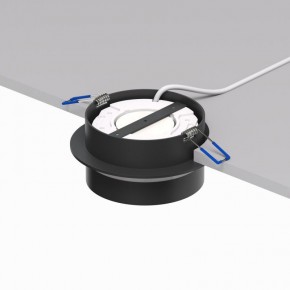DK2100-BK Встраиваемый светильник NIKO, IP 20, до 15 Вт, GX53, LED, черный, акрил, алюминий в Приобье - priobie.ok-mebel.com | фото 4
