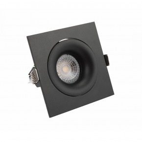 DK2121-BK Встраиваемый светильник, IP 20, 50 Вт, GU10, черный, алюминий в Приобье - priobie.ok-mebel.com | фото