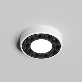 DK2440-WB Встраиваемый светильник DUAL 5+5 Вт, LED 4000K, IP 20, d90mm, белый/черный, алюминий/акрил в Приобье - priobie.ok-mebel.com | фото 2